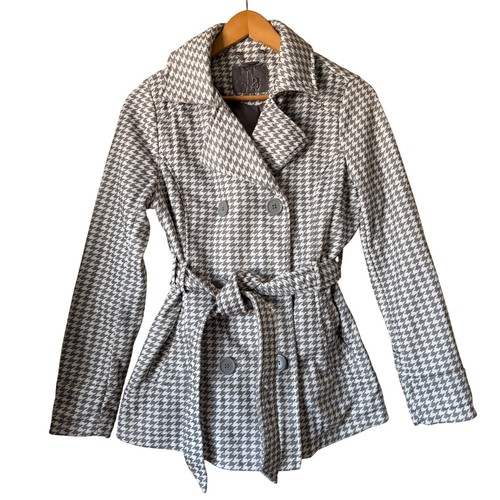 Trench coat houndstooth - l2,