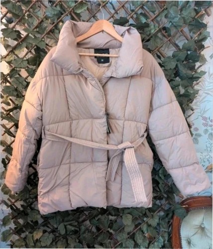 Ladies oat belted puffer - ladies,